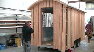 Towable Shepherd Hut build Time Lapse [upl. by Annahahs]