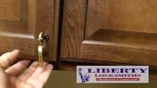 Double Door Cabinet Lock [upl. by Ransome]