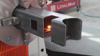 CNC PLASMA Tube cutting with the source XPR300 [upl. by Renie695]