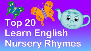 TOP 20 LEARN ENGLISH NURSERY RHYMES  Compilation  Nursery Rhymes TV  English Songs For Kids [upl. by Harlene229]