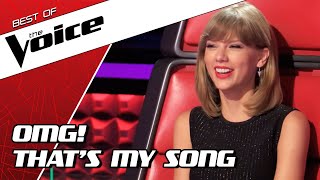 TOP 10  BEST TAYLOR SWIFT covers in The Voice [upl. by Assetal167]