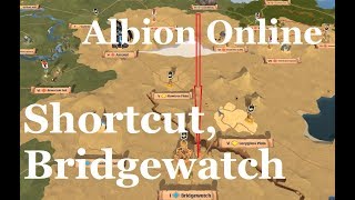 Albion Online  Caerleon to Bridgewatch fast almost safely [upl. by Palecek]