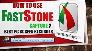 FastStone Capture  How to download install amp use faststone capture  AIK Official [upl. by Aikahc353]