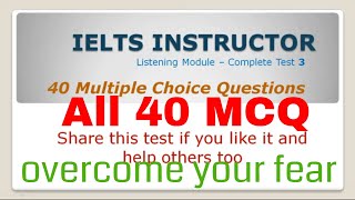 Extremely difficult IELTS Listening practice test  40 MCQ [upl. by Aihsik]