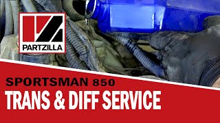 How to Change Polaris ATV Transmission Fluid amp Differential Fluid  Partzillacom [upl. by Rem]