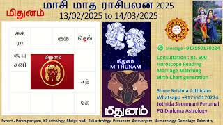 Mithunam Rasi palan Masi month 2025 [upl. by Nonnarb686]