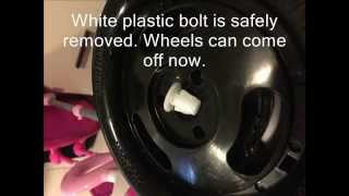 How to remove wheels from SmarTrike childrens bike [upl. by Aline]