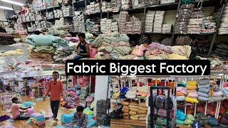 Fabric biggest factory in surat  Real fabric manufacturer Fabricdepot VANSHMJ [upl. by Kathye855]