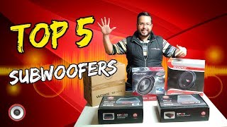 5 subwoofers potentes y con calidad para tu auto  AudioOnline [upl. by Lamee]