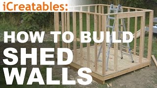 How To Build A Shed  Part 5  Wall Framing [upl. by Higginson878]