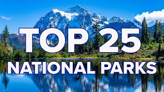 25 BEST NATIONAL PARKS IN USA [upl. by Otrebogad337]