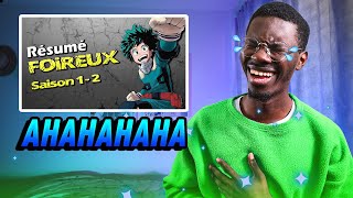 Je DECOUVRE le RESUME FOIREUX de MY HERO ACADEMIA [upl. by Skipton]