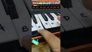 how to play Interstellar cornfield chase on piano interstellar piano tutorials [upl. by Zsa Zsa]