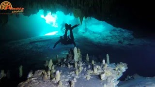 Cenote diving Dreamgate Mexico [upl. by Millicent]