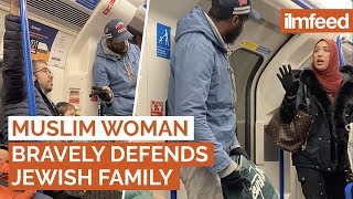 MUSLIM WOMAN BRAVELY DEFENDS JEWISH FAMILY [upl. by Cletis]