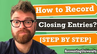 3 Easy Steps  How to Record Closing Entries SUPER FAST [upl. by Asirahc733]