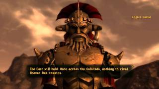 Fallout New Vegas  Max Speech Final Boss Lanius [upl. by Aloibaf]