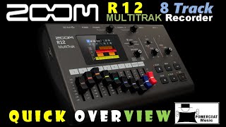 ZOOM R12 MultiTrak Recorder Quick Overview [upl. by Kaya]