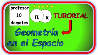 Geometría en el espacio ejercicios resueltos [upl. by Leventhal]