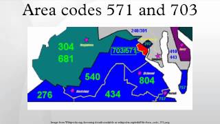 Area codes 571 and 703 [upl. by Lianne]