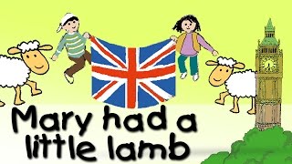 Mary Had A Little Lamb  englische Kindergarten Lieder  Kinderlieder [upl. by Trici205]