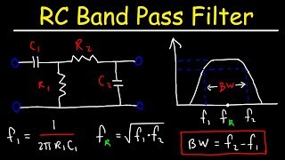 RC Band Pass Filters  How To Design The Circuit [upl. by Sigfried]