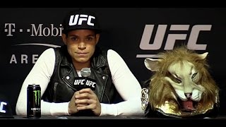 Amanda Nunes Rips Ronda Rouseys Coach After UFC 207 Destruction [upl. by Torrie]