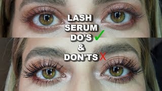 THE TRUTH ABOUT LASH SERUM AND GROWING LONG LASHES [upl. by Eberly727]