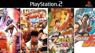 Street Fighter Games for PS2 [upl. by Attiuqahs]