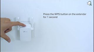 How to Set up the TPLink Range Extender RE105 via the WPS Button [upl. by Odareg]