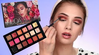 HUDA Beauty REMASTERED Rose Gold Palette First Impression [upl. by Iren]