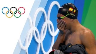 Second chance for a Spanish swimmer after leaving the pool in tears [upl. by Ahcsas]