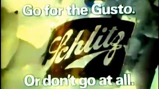 Schlitz Beer Buffalo Commercial 1975 [upl. by Nojad849]