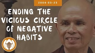 Ending the Vicious Circle of Negative Habits  Dharma Talk by Thich Nhat Hanh 20040325 [upl. by Akemhs]