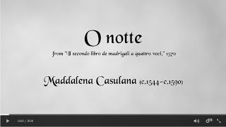 Maddalena Casulano  Madrigals [upl. by Nyrroc]