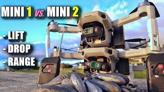 DJI Mavic MINI 2 vs MINI 1  Remote Air Drop Lift amp Range Test Comparisons InDepth More CRASHING [upl. by Duong]