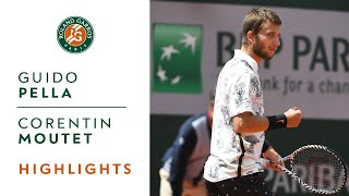 Guido Pella vs Corentin Moutet  Round 2 Highlights  RolandGarros 2019 [upl. by Fidelia]