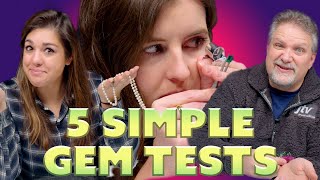 5 Simple Gem Tests Anyone Can Do  Unboxing [upl. by Hedwiga]