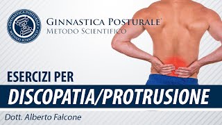 Esercizi per PROTUSIONE e DISCOPATIA  Ginnastica Posturale® [upl. by Nyrmak]