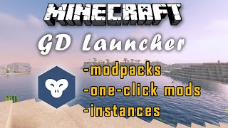 GD Launcher  A Cool Custom Launcher For Minecraft Java Edition 2021 Install  Setup Tutorial [upl. by Zetrok]