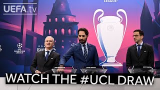 UEFA Champions League Round of 16 Draw [upl. by Sedgewick]