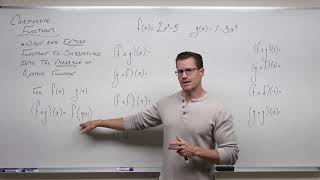 Composition of Functions Precalculus  College Algebra 48 [upl. by Tristan690]