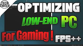 How To Optimize LowEnd PC For Gaming 2022  Easy amp Quick [upl. by Chui]