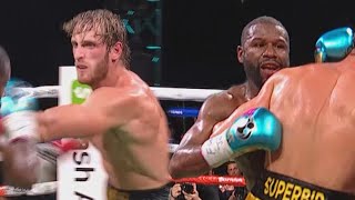 Logan Paul vs Floyd Mayweather Fight HIGHLIGHTS [upl. by Bil]