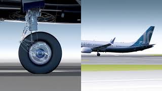 How the 737 MAX 10 landing gear works [upl. by Adlecirg]