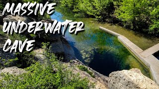 Hiking to Jacobs Well Texas  Massive Underwater Cave System [upl. by Ailicec]