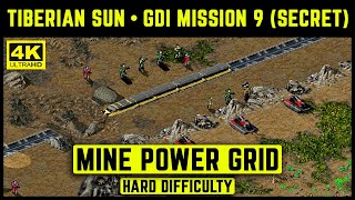 CampC TIBERIAN SUN  GDI SECRET MISSION  MINE POWER GRID  HARD  4K [upl. by Olotrab]