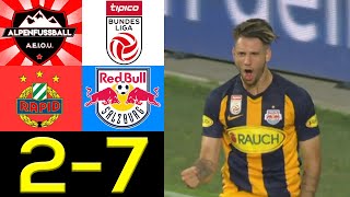 SK Rapid Wien  Red Bull Salzburg 27 • Alle Tore und Highlights [upl. by Suedaht665]