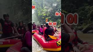 Keseruan keluarga The hermansyah saat mencoba rafting [upl. by Hacceber]