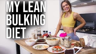 MY LEAN BULKING DIET  EVERY MEAL  TO BUILD MUSCLE  VLOGMAS DAY 4 [upl. by Kedezihclem]